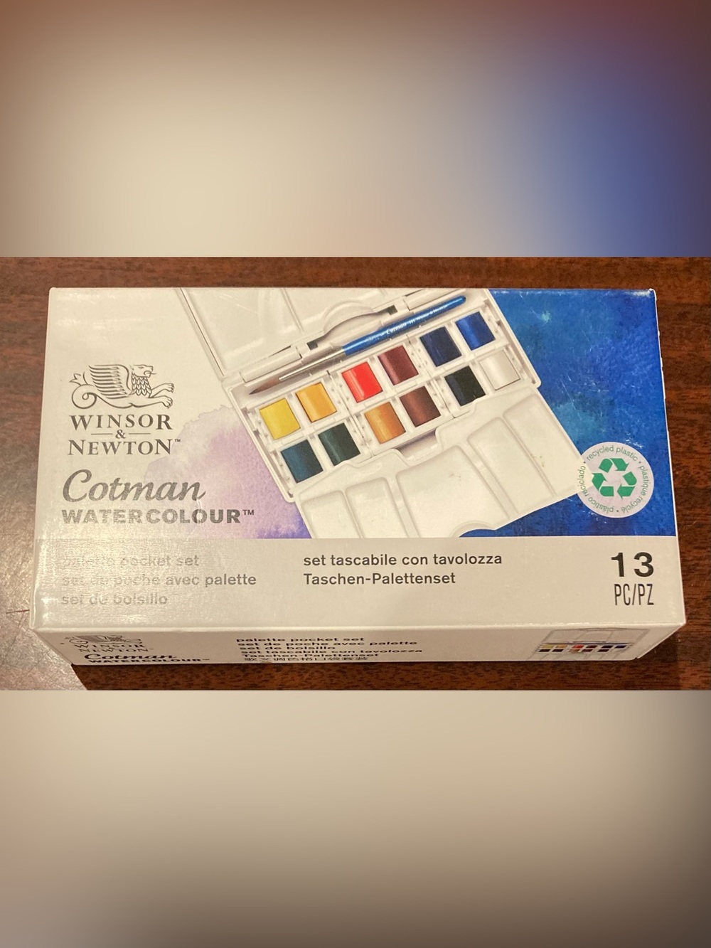 Winsor & Newton Cotman Watercolour Pocket Set - Blue Accents